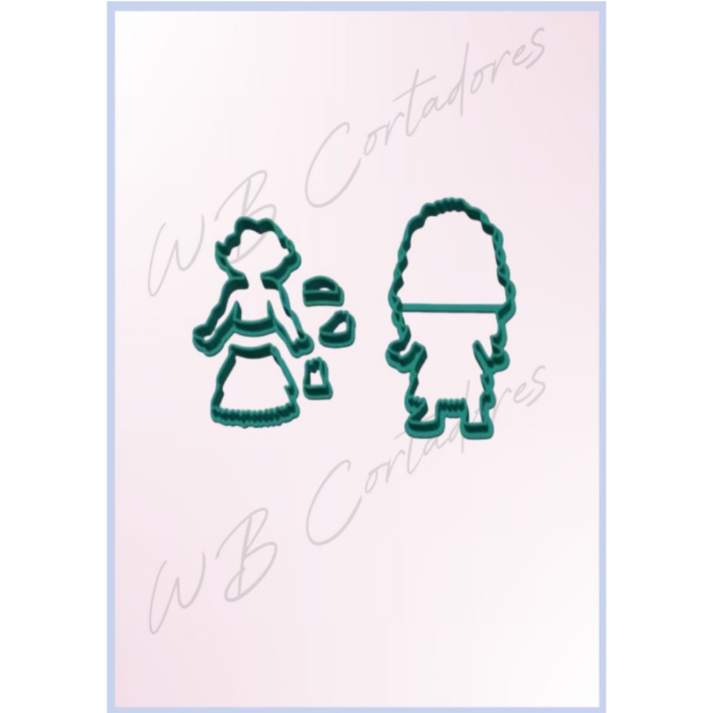cortador corpinho moana 6cm