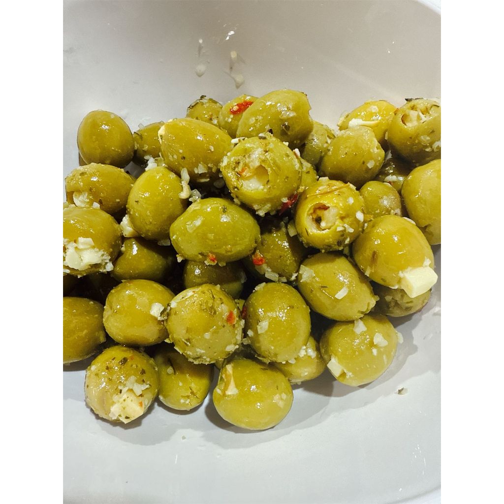 Azeitona Verde Com Provolone ( Grega )