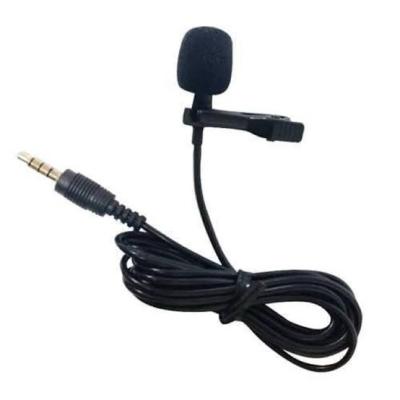 Microfone Lapela p2 Stereo Com 2Metros Fio