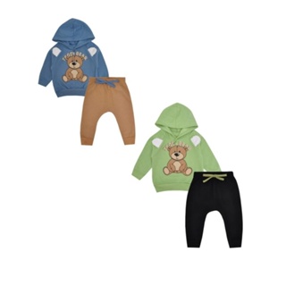 Conjunto Moletom Bebê Menino Inverno em Oferta na Shopee