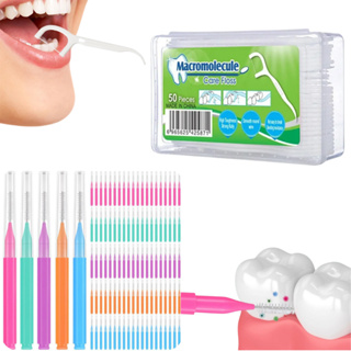 Kit Interdental Higiene Bucal com Fio Dental floss pick e Escova de Dente Interdental Dental Picks em Oferta na Shopee