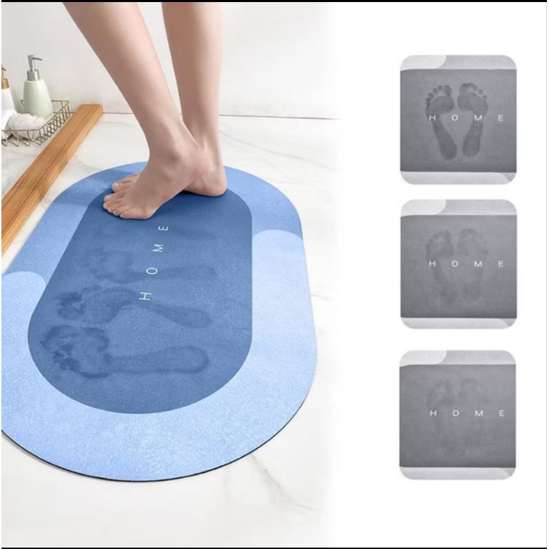 Tapete Para Banheiro Antiderrapante Super Absorvente Secagem Rápida Não Escorrega Cor e estampa Aleatória Envio Imediato