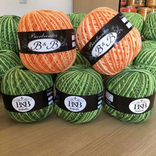 Barbante 200g B&B Mesclado tipo Barroco Multicolor, fio 6. em Oferta na Shopee