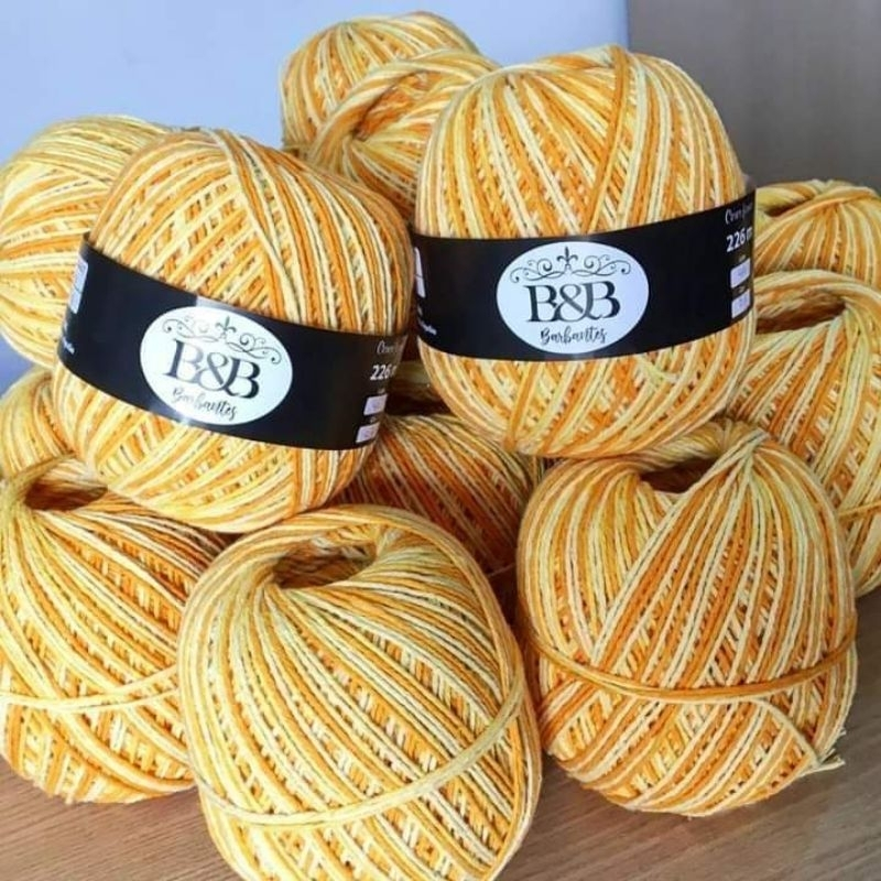 Barbante 200g B&B Mesclado tipo Barroco Multicolor, fio 6. — imagem 2 de 2