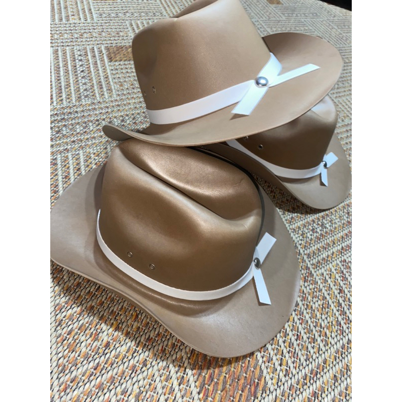 1 Chapéus  Cowboy em EVA na cor Marrom