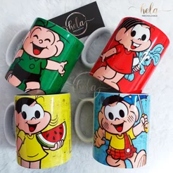 Caneca Turma Da Mônica E Seus Amigos Personalizada
