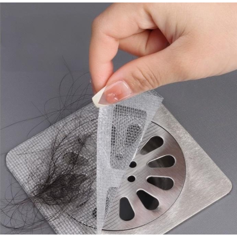 10pcs Filtro para Ralo Descartável Anti Entupimento | Cozinha Banheiro Coletor Cabelo Autoadesivo W3