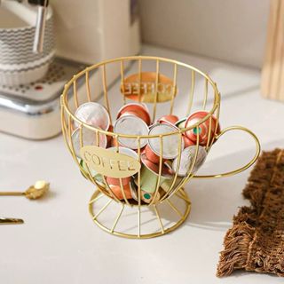 Porta cápsula Nespresso 3 corações dolce gusto expresso nescafé Cafe Cesta Armazenamento