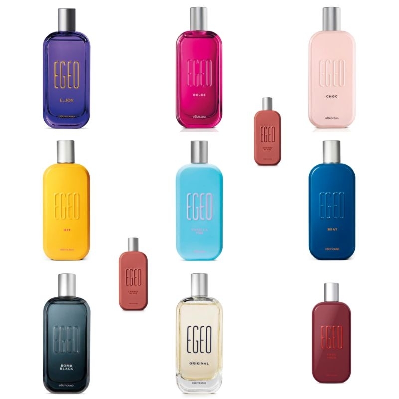 Colônia Egeo masculino e feminino o Boticário