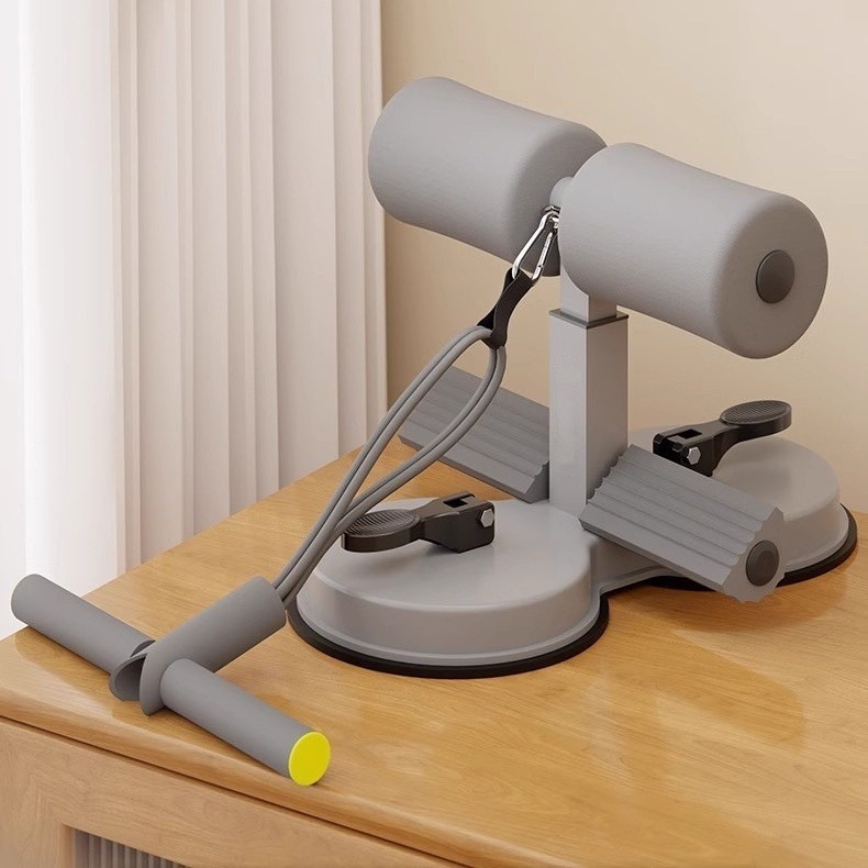 Equipamento auxiliar de abdominais fitness unissex ventosa muscular abdominal dispositivo ...