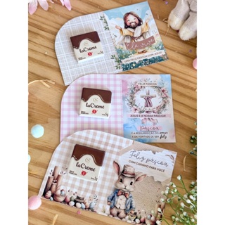 50 cards cartão para mimo páscoa ( bombom /chocolate ) NÃO ACONPANHA CHOCOLATE em Oferta na Shopee