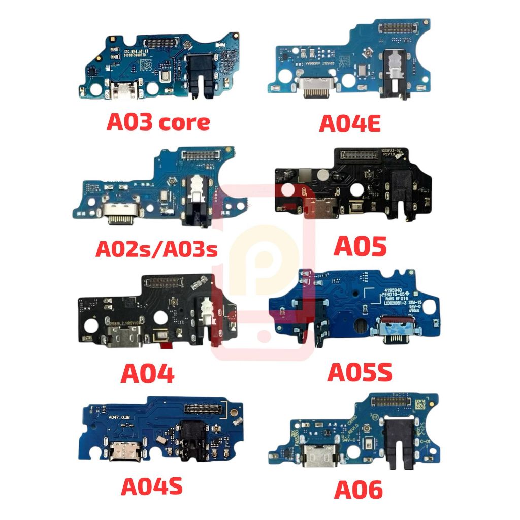 Placa de Carga turbo Microfone Compatível Galaxy A06, A05, A04, A04S, A04E, A03 CORE, A03, A02, A01, A01 CORE