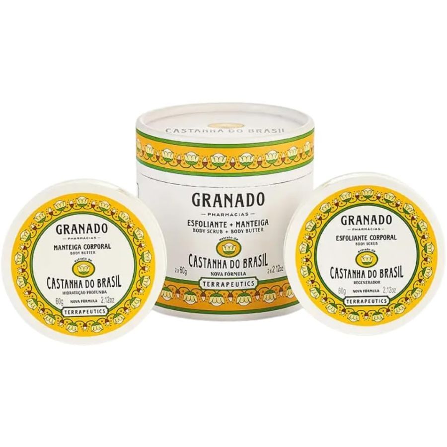 Kit Castanha do Brasil Terrapeutics ( Esfoliante 60g + Manteiga Corporal 60g ) - Granado