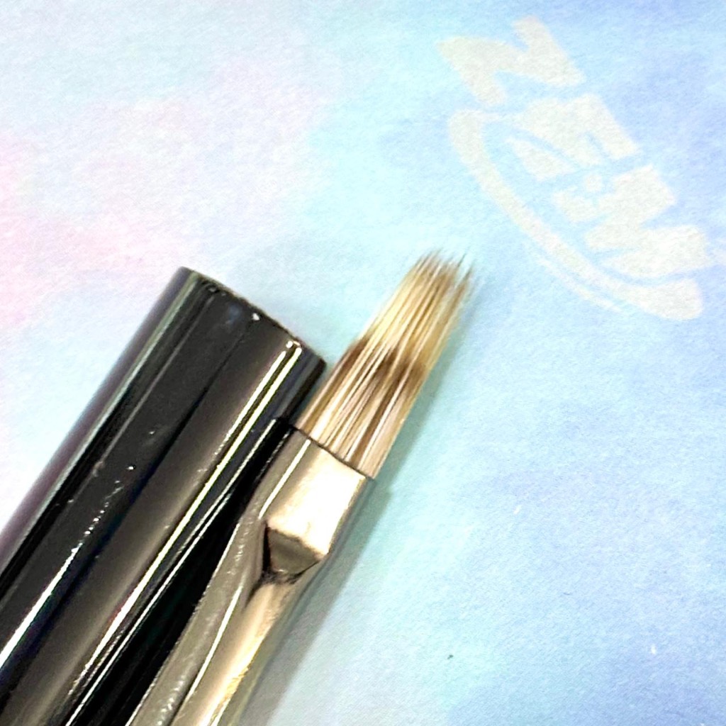 Pincel Camada Dupla Cabo de Madeira Para Gel E Decoração Esfumar Art Nail Alongamento Unhas HM-0795 em Oferta na Shopee