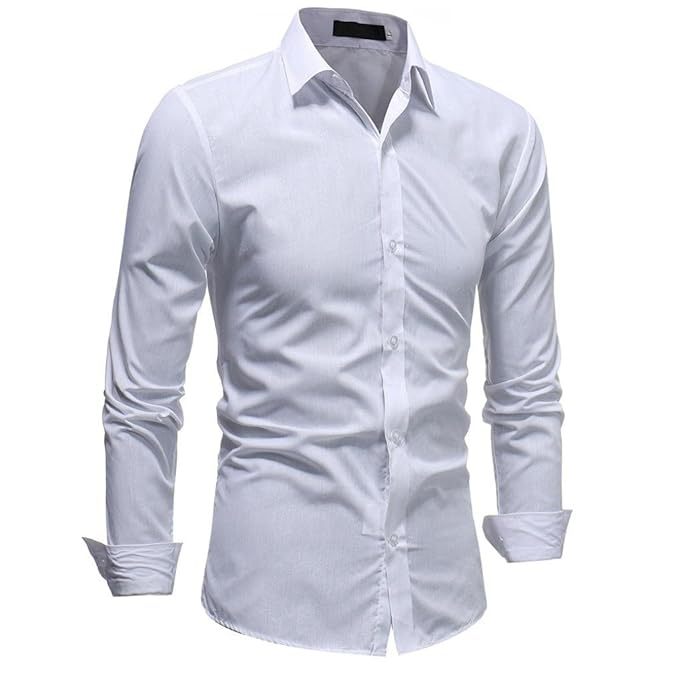 Camisa Social Masculina Slim Luxo - Conforto e Elegância em Oferta na Shopee