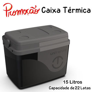 Caixa Térmica Cooler 15 Litros Para Praia Camping Viagem Com Alça 22 Latas Unitermi Reforçada em Oferta na Shopee