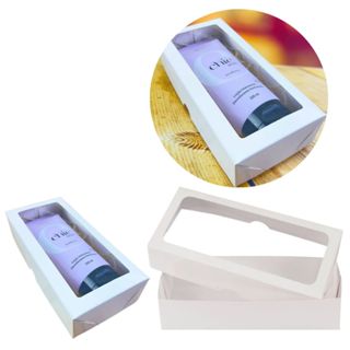 10~40  CAIXA COM VISOR BRANCO S2 10X13X4 CM - ASSK em Oferta na Shopee