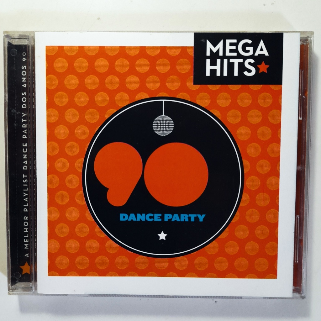 Cd Mega Hits, 90 Dance Party. Seminovo, mídia intacta. C/ Britney, Rum DMC, Real McCoy etc