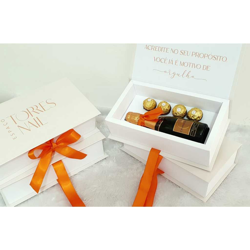 5 Caixas Semi Cartonada - Para Mini Chandon E Bombons