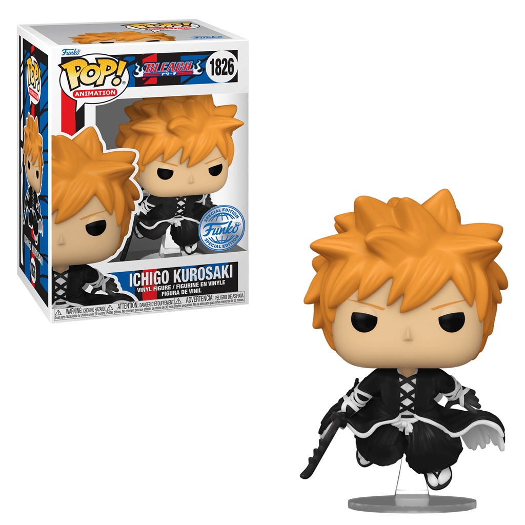 FUNKO POP ANIME BLEACH ICHIGO ATTACK *EX* 1826 NOVO ORIGINAL