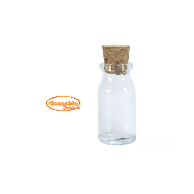 50 Frascos de  Vidro Penicilina  8,5ml Com Tampa De Rolha