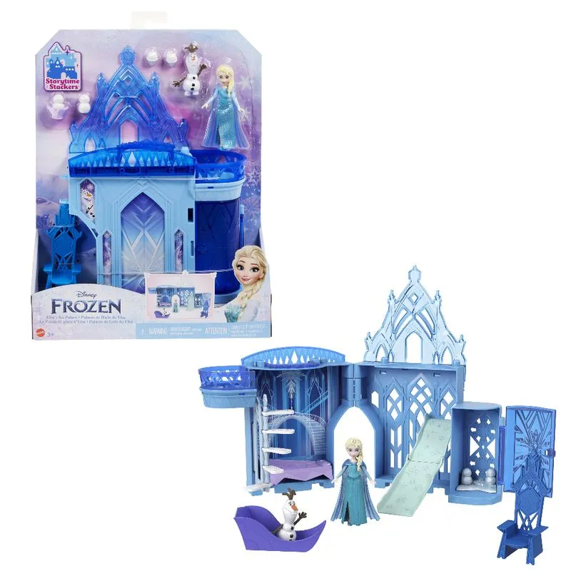 Detalhes do Playset - Disney Frozen - Palácio de Gelo da Elsa - Mattel JDP63