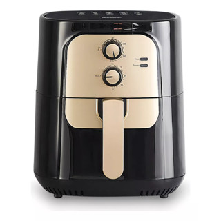 Air Fryer Fritadeira Elétrica Gaabor Jumbo Family 5,5l 1400w Cor Preto Dourado 127V