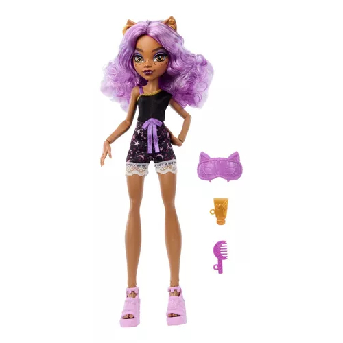 Boneca Monster High Pijamas Monstruosas Clawdeen Wolf Mattel JGM42 em Oferta na Shopee