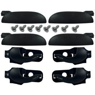 Kit 4 Maçanetas Internas e 4 Externas Fiat Palio / Siena / Weekend 1996 até 2007 em Oferta na Shopee