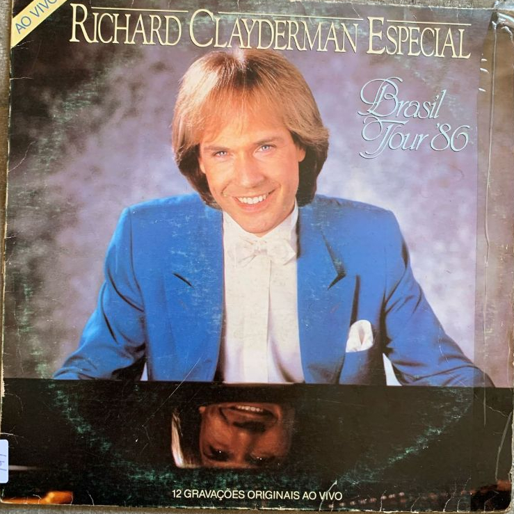 Disco de Vinil LP - Richard Clayderman Especial (Brasil Tour '86)