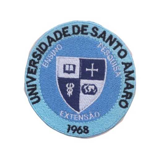 01 PATCH BORDADO TERMOCOLANTE FACULDADE SANTO AMARO