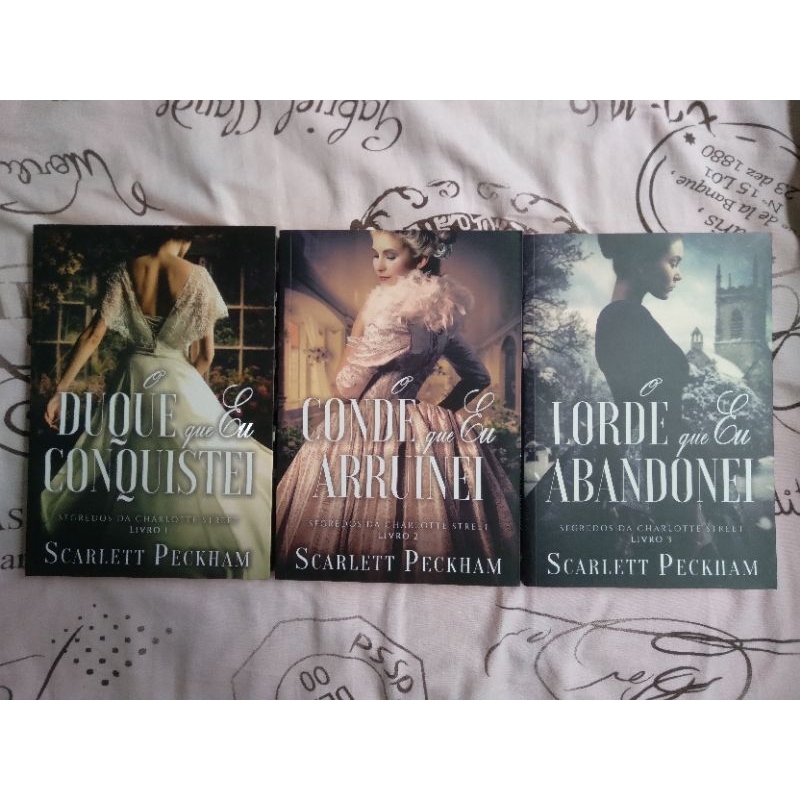 Trilogia Os Segredos de Charlotte Street - Scarlett Peckham (3 livros)