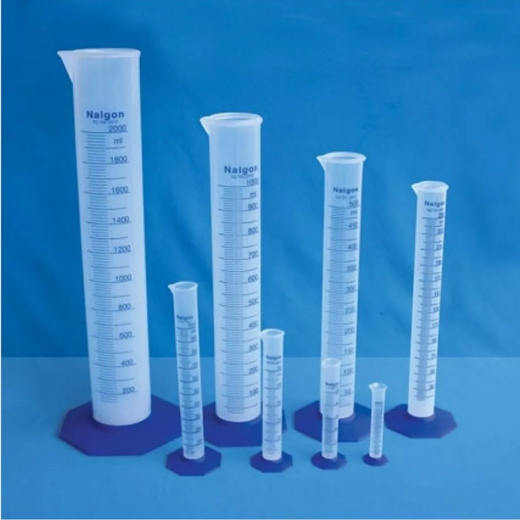 Kit 3 Provetas Polipropileno Atóxico (PP), 10ml, 50ml e 100ml, Graduadas, Autoclavável 135ºC, Nalgon