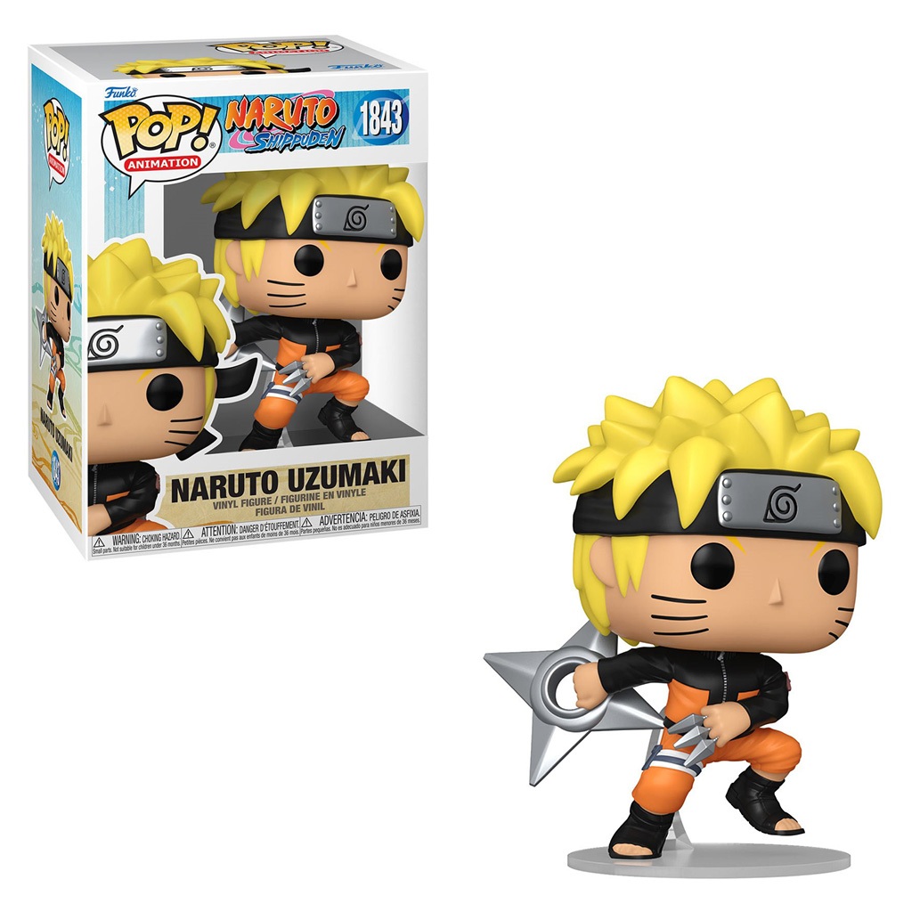 FUNKO POP NARUTO S.NARUTO UZUMAKI 1843 NOVO ORIGINAL