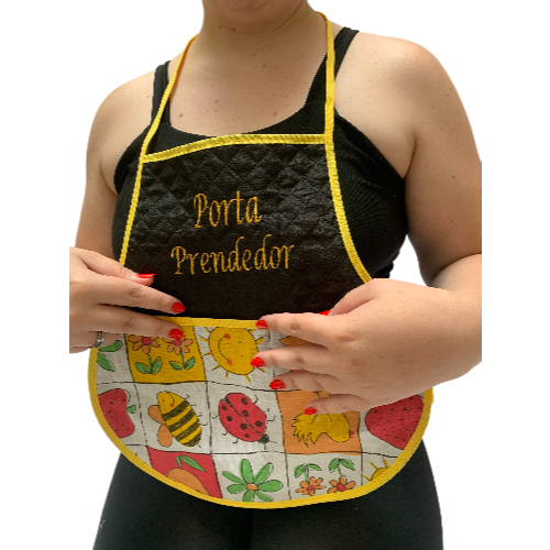 Porta Prendedor de Roupa Avental Organizador – Praticidade e Organização na Lavanderia