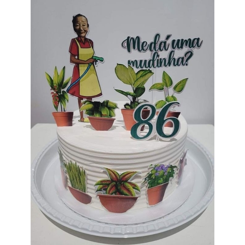 Topo de Bolo Aniversariantes do Mes - Comprar com Melhor Preço em Padaria