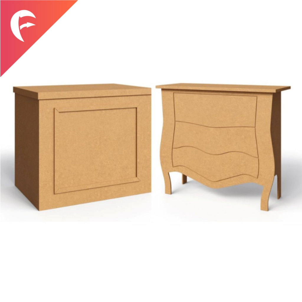 Jogo Completo Decoração Mesa Boiserie E Comoda Bombe G 3 Gavetas
