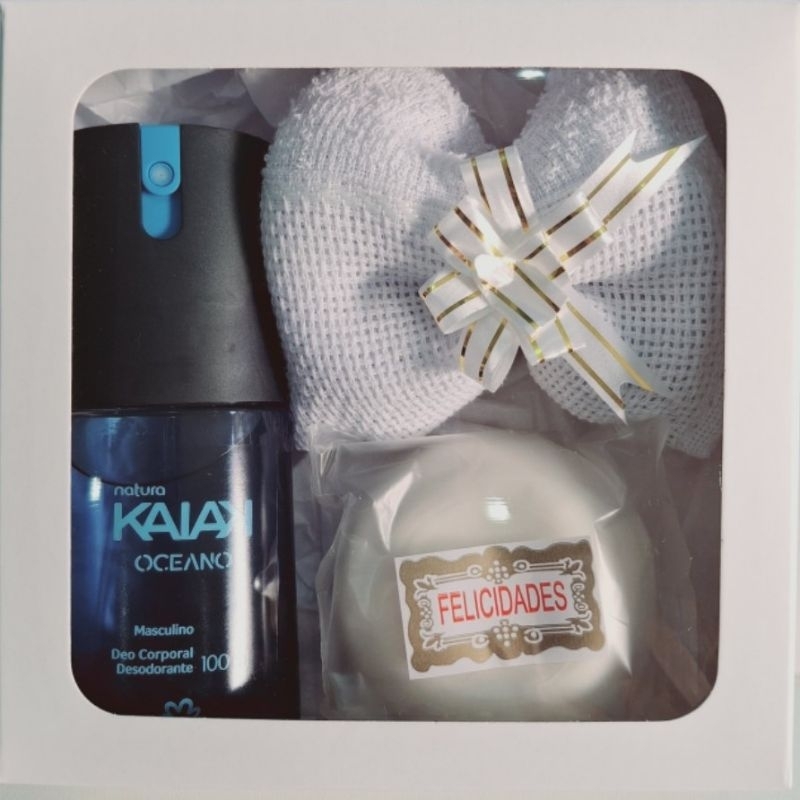 Kit Presente Natura Masculino 3 em 1 – Deo Corporal 100ml + Sabonete 90g + Toalhinha em Oferta na Shopee