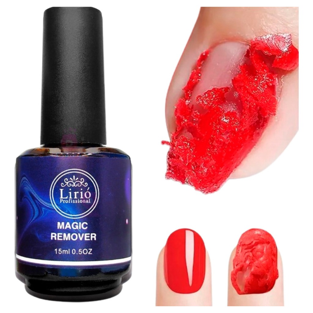 MAGIC REMOVER Removedor de Esmalte Gel  Acrigel unhas