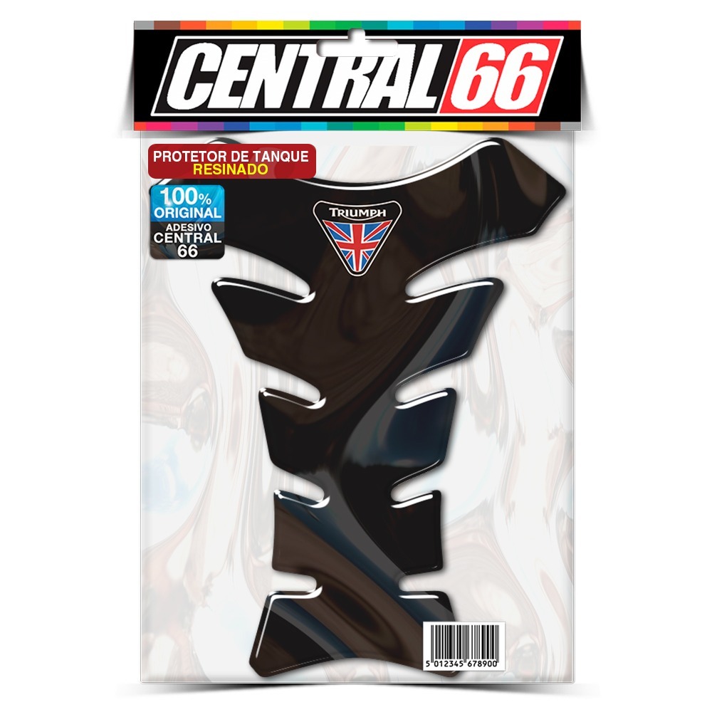 Protetor de Tanque Universal Logo Triumph Daytona 675i Resinado