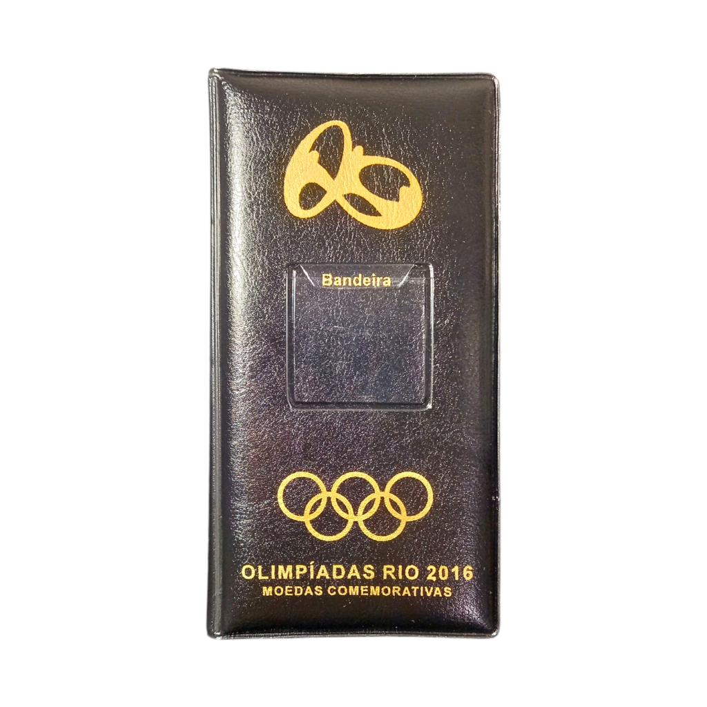 Álbum Para 17 Moedas Das Olimpíadas Rio 2016 - Estojo