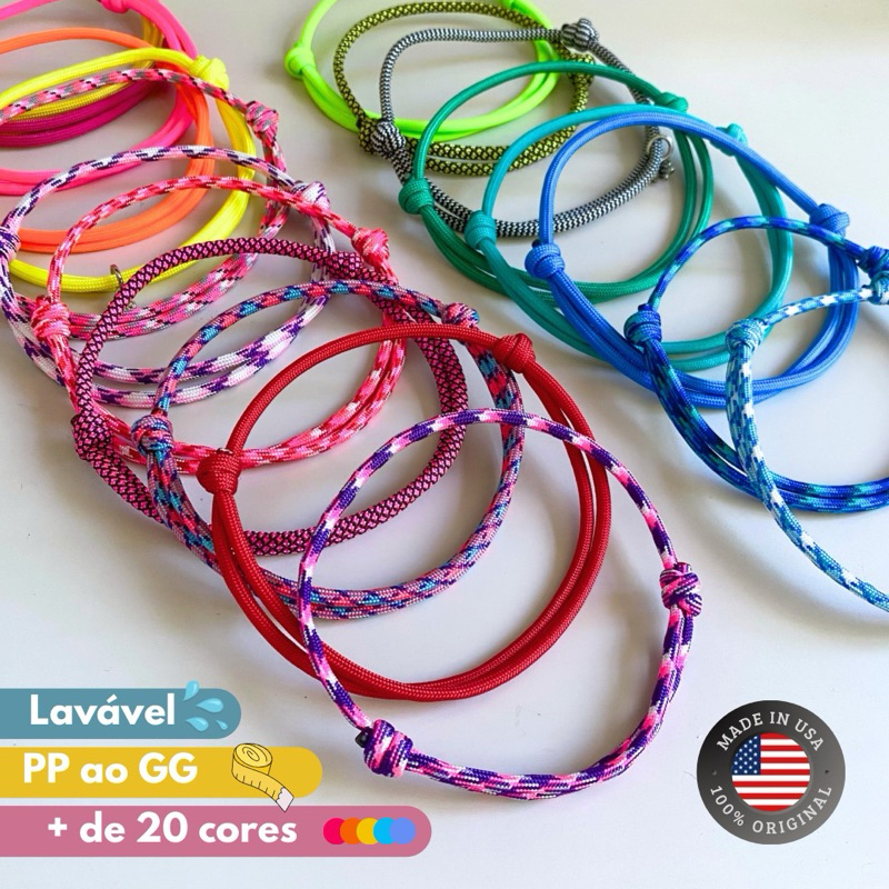 Colar para cachorro e gato Pet regulável colorido - NÃO ACOMPANHA A TAG