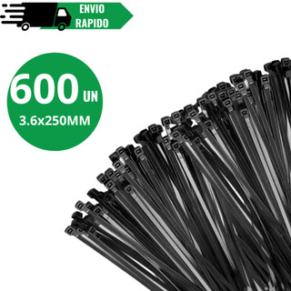 Kits 600/400 Abraçadeira Unidades Enforca Gato De Nylon 3,6x250mm