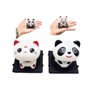 ENFEITE SOLAR GATO PANDA DECORAÇÃO CARRO SALA ESCRITÓRIO Gatinho oriental em Oferta na Shopee