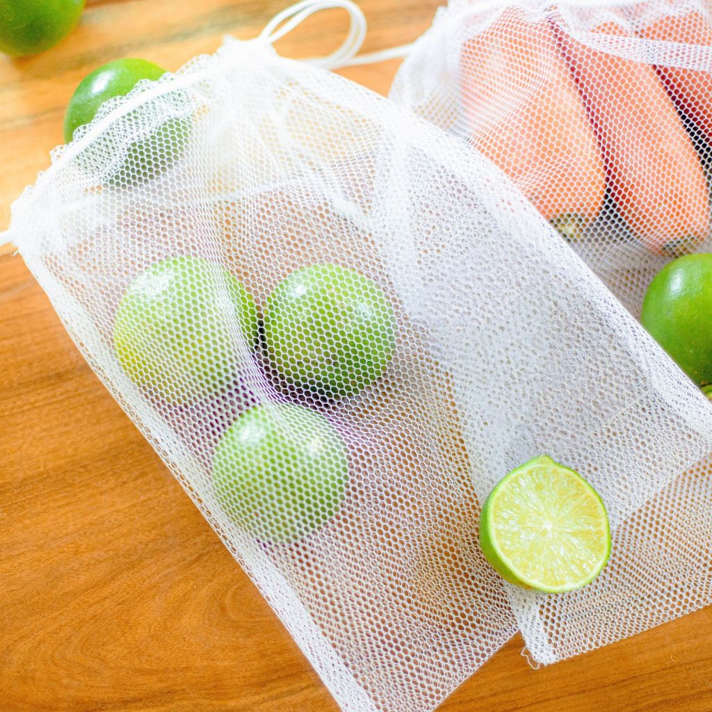 30un de Saquinhos reutilizáveis para feira/mercado/multiuso para viagem e organizacão - ATACADO
