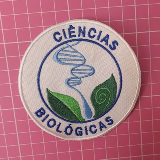 Profissão Bordado Ciências Biológicas Biologia Patch para Jalecos Termocolante ou Velcro Logomarca em Oferta na Shopee