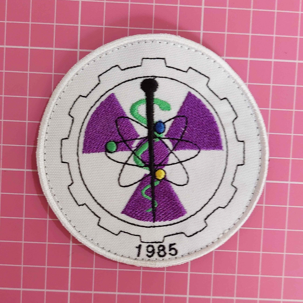 Profissão Bordado Radiologia 1985 Patch para Jalecos Termocolante ou Velcro Logomarca