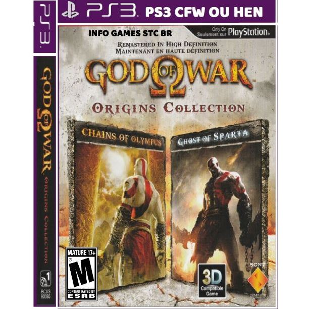 God of War Collection Volume 2 PS3 CFW ou HEN + Jogos + Pendrive Kingston 64gb