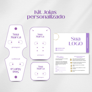 Kit Tag para Joia + Certificado de Garantia Personalizado Bijuteria Acessório Cartela Brinco Colar Pulseira em Oferta na Shopee