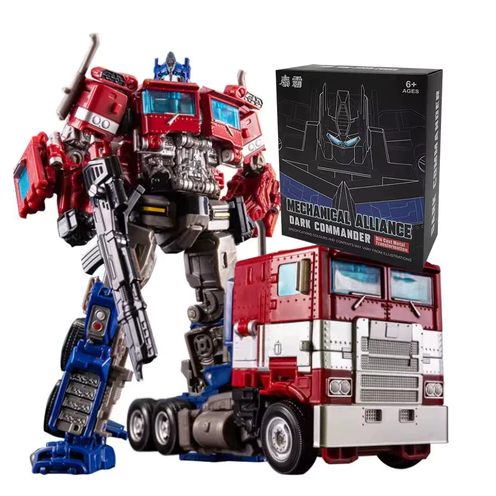 Optimus Prime Transformers Action Figure Boneco Articulavel Aoyi Toys Colecionavel Com Cai...